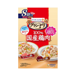 グラン・デリ　パウチ　鶏ささみ入り　ほぐし　バラエティ　ビーフ＆レバー　８袋入
