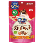 銀のスプーン　おいしい顔がみられるおやつ　カリカリッチ　毛玉ケア　シーフード　１２０ｇ