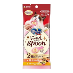 銀のスプーン にゃんSpoon 2種のアソート 鶏ささみ&サーモン味 10本