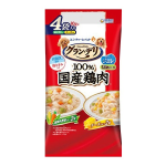 グラン・デリ　パウチ　鶏ささみ入り　ジュレ　１３歳以上用　バラエティ ４個パック　緑黄色野菜＆チーズ