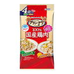 グラン・デリ　パウチ　鶏ささみ入り　ほぐし　バラエティ　ブロッコリー＆かぼちゃ　４袋入