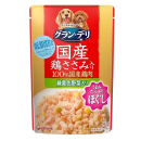 グラン・デリ　パウチ　鶏ささみ入り　ほぐし　緑黄色野菜入り　８０ｇ