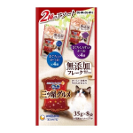 銀のスプーン　三ツ星グルメ　パウチ　フレーク　無添加　まぐろ入りかつお＆まぐろ・しらす入りかつお　８袋入