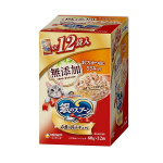 銀のスプーン　パウチ　無添加　まぐろ・かつおにささみ入り　１２袋入