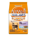 オールウェル 成猫の腎臓の健康維持用 フィッシュ味 挽き小魚とささみフリーズドライパウダー入り 2.4kg