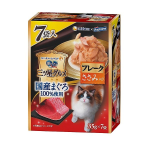 銀のスプーン　三ツ星グルメ　パウチ　フレーク　国産まぐろ使用　ささみ入り　７袋入