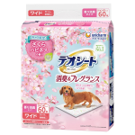 デオシート　消臭＆フレグランス　さくらハピネスの香り　ワイド　６０枚