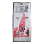 ジャパックス　手付きポリ袋　乳白　ＬＬサイズ　約２０Ｌ　１５枚入　ＰＲ３０Ｗ