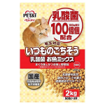 ペットアイ　猫用　いつものごちそう　乳酸菌 お魚ミックス　まぐろ味＆かつお味＆野菜味　２ｋｇ
