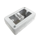 マサル工業　１個用スイッチボックス　浅型　Ａ・Ｂ型　ホワイト