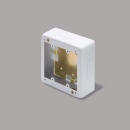 ２個スイッチボックス浅型　ホワイト