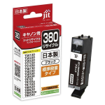 ジット　リサイクルインクカートリッジ　キヤノン用　３８０　ブラック　ＪＩＴ－Ｃ３８０Ｂ