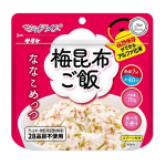 マジックライス　ななこめっつ　梅昆布ご飯　１食　長期保存食