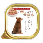 犬日和　トレイ　ごろごろビーフ　チーズ入り　１００ｇ