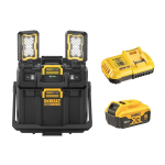 DEWALT　タフシステム　２.０　１８Ｖ　ＬＥＤライトボックスセット　充電池・充電器付属　DWST08063