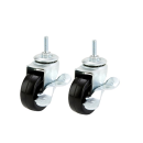ルミナス ライト  [19mm]　ストッパー付ゴムキャスター　２個セット　ＣＴ－ＧＬ５０