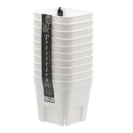 日本ポリ鉢販売　プレステラ ９０　ホワイト　１０個組