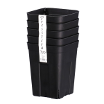 日本ポリ鉢販売　プレステラ 深型 １２０　５個組　ブラック