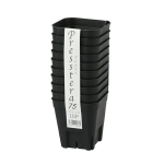 日本ポリ鉢販売　プレステラ ７５　１０個組　ブラック