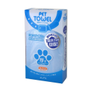 超吸水 ペットタオル　厚手　ブルー　Ｌ