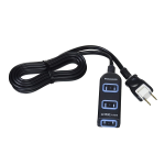 パナソニック　ザ・タップＸ　３個口　２ｍ　ブラック