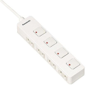 パナソニック　ザ・タップＺ　４個口　３ｍ　ホワイト　ＷＨＳ２５３４ＷＰ