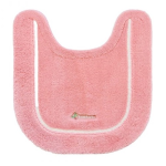 オカ　コムフォルタ６　３つ折り トイレマット　５８×５５ｃｍ　ピンク