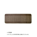 優踏生　洗いやすいキッチンマット　６０×２４０　ブラウン