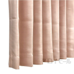 防炎カーテン　ハンブル　ローズ　幅１００×丈１３５ｃｍ　２枚入