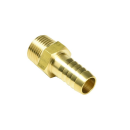 黄銅ホースニップル　１/２×１６