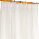 レースカーテン　リンクル　１００×１９８ｃｍ　ホワイト　２枚組