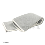 インテリアラグ　ウォームリボン　ボリュームラグ　１３０×１８０　ＧＲ