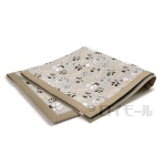 中敷ラグ　キャットリーフ ボリュームラグ　１３０×１８０　ベージュ