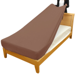 メリーナイト のびのびぴったり パイルシーツ S ブラウン