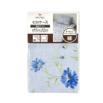 ピロケース　コバナ　ブルー　約４３×６３ｃｍ