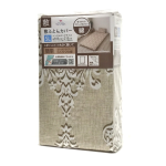 敷ふとんカバー　SL　約105×215cm　ダマスク　ベージュ