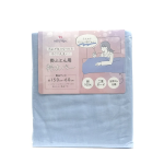掛ふとん用　衿カバー　ガーゼカラー　ブルー　約150×60cm