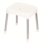 スタイルピュア　バススツール　ワイド　４０ｃｍ　ホワイト　ＨＢ－１２５５