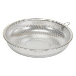 アットアクア　ステンレス製　浅型パンチングザル　２４ｃｍ