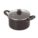 ミッドナイトマーブル　IH対応ガラス蓋付両手鍋　２２ｃｍ　ＨＢ５１１９