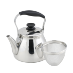 モルティ　ステンレス製広口ケットル　３Ｌ　茶こしアミ付き　ＨＢ-５６４３