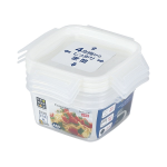 ＨＢー５７４８　ネオキープロック　保存容器正方形　Ｍ　３個組