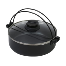 おうち御膳　ふっ素加工 ＩＨ対応 ガラス蓋付 すきやき鍋　２０ｃｍ　ＨＢ－５８５６