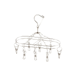 メタリア　ステンレス製　スマートハンガー　８ピンチ　ＨＢ－６１７２