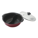 ステイドリーム　ふっ素加工 ＩＨ対応 ガラス蓋付 二食鍋　２６ｃｍ　ＨＢ－６５８７