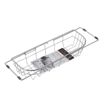 アットアクア　ステンレス製 シンクスライド式 水切りカゴ　スリム　ＨＢ－６５９１