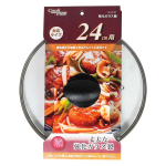 クックプラス　強化ガラス蓋　２４ｃｍ用　ＨＣ-２６０