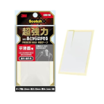 ３Ｍ スコッチ　超強力なのにあとからはがせる 両面（平滑用） プレミアムゴールド　15mm×50mm　8枚