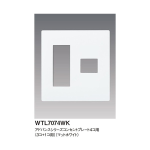 パナソニック　ＡＤＶコンセントプレート　４コ用　マットホワイト　ＷＴＬ７０７４ＷＫ
