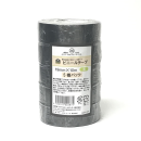 イエモア　電気絶縁用　ビニールテープ　黒　１９ｍｍ×１０ｍ　５巻パック